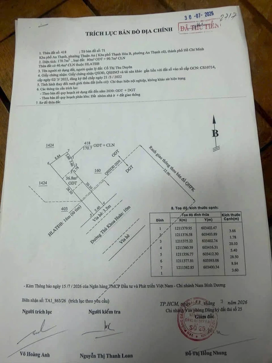 Bán nhà cấp 4 Thủ Khoa Huân Thuận An 80m2 giá 5 tỷ 950 - Ảnh thu nhỏ 3