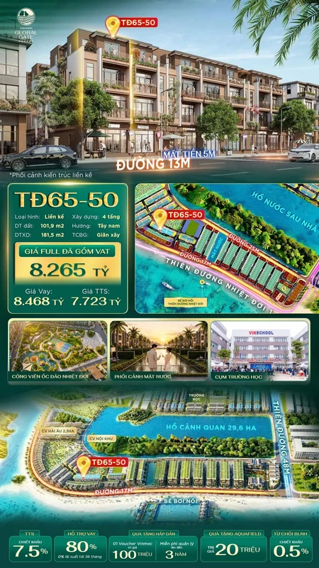 Bán nhà xẻ khe 101,9m2 Vinhomes Hạ Long 7,723 tỷ