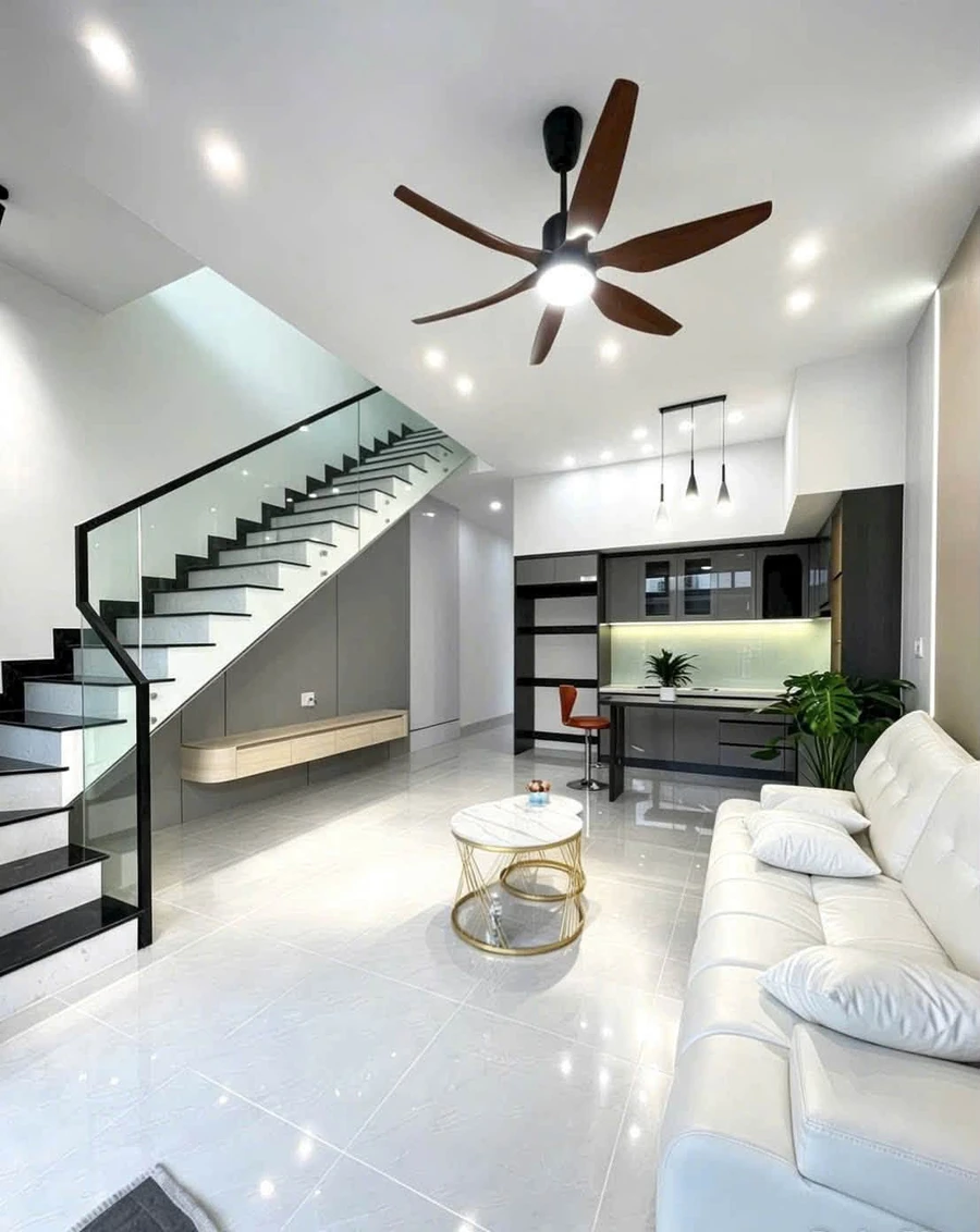 Nhà 1 trệt 1 lầu bán Thủ Dầu Một Bình Dương 60m2 - Ảnh thu nhỏ 4