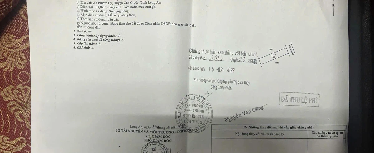 Bán nhà Phước Lý 80m2, 1 tỷ 8 - Ảnh 1