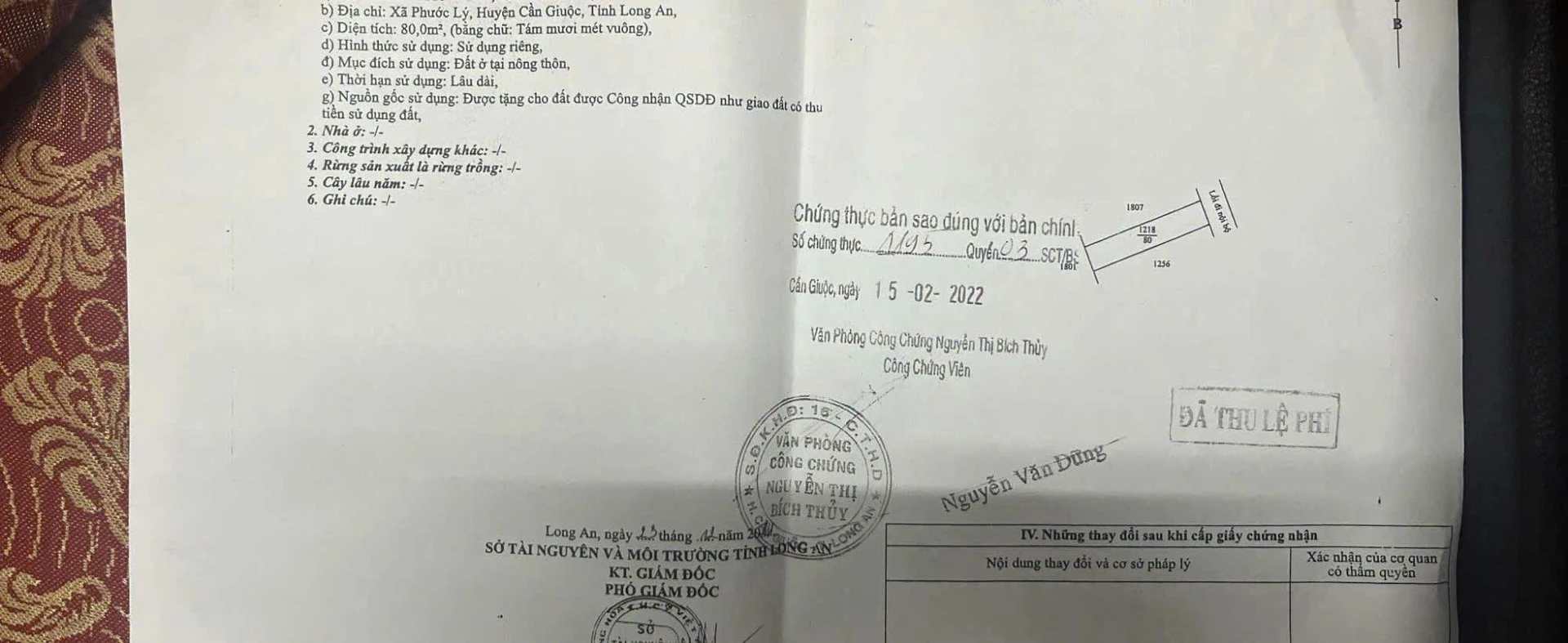 Bán nhà Phước Lý 80m2, 1 tỷ 8 - Ảnh 1