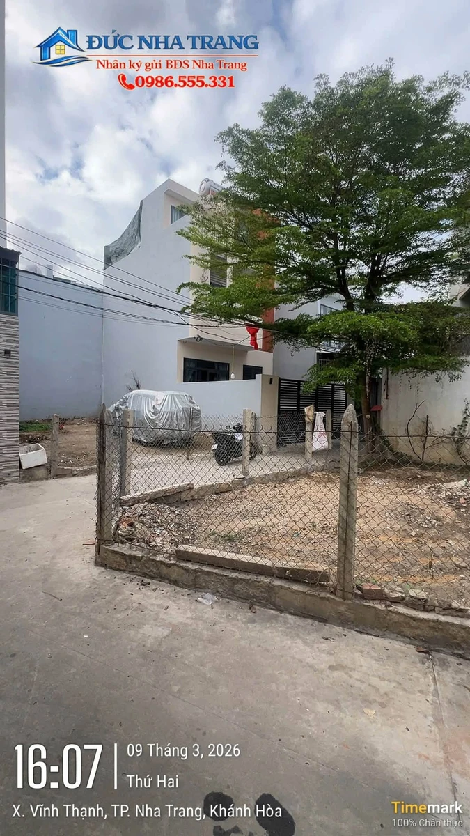 Bán lô góc Vĩnh Thạnh Tây Nha Trang 61,4m2 1,55 tỷ - Ảnh thu nhỏ 2