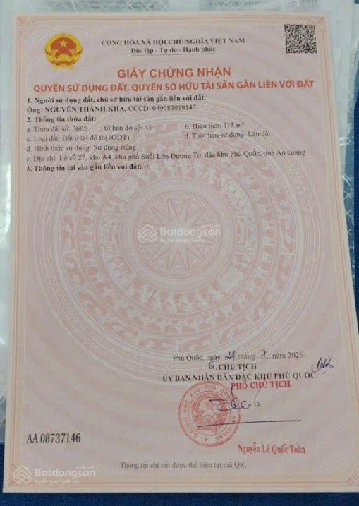 Bán siêu phẩm 115m2 TĐC Suối Lớn, mặt tiền Đại lộ Bình Minh rộng 36m, đối Meyhome cực kỳ tiềm năng - Ảnh thu nhỏ 2