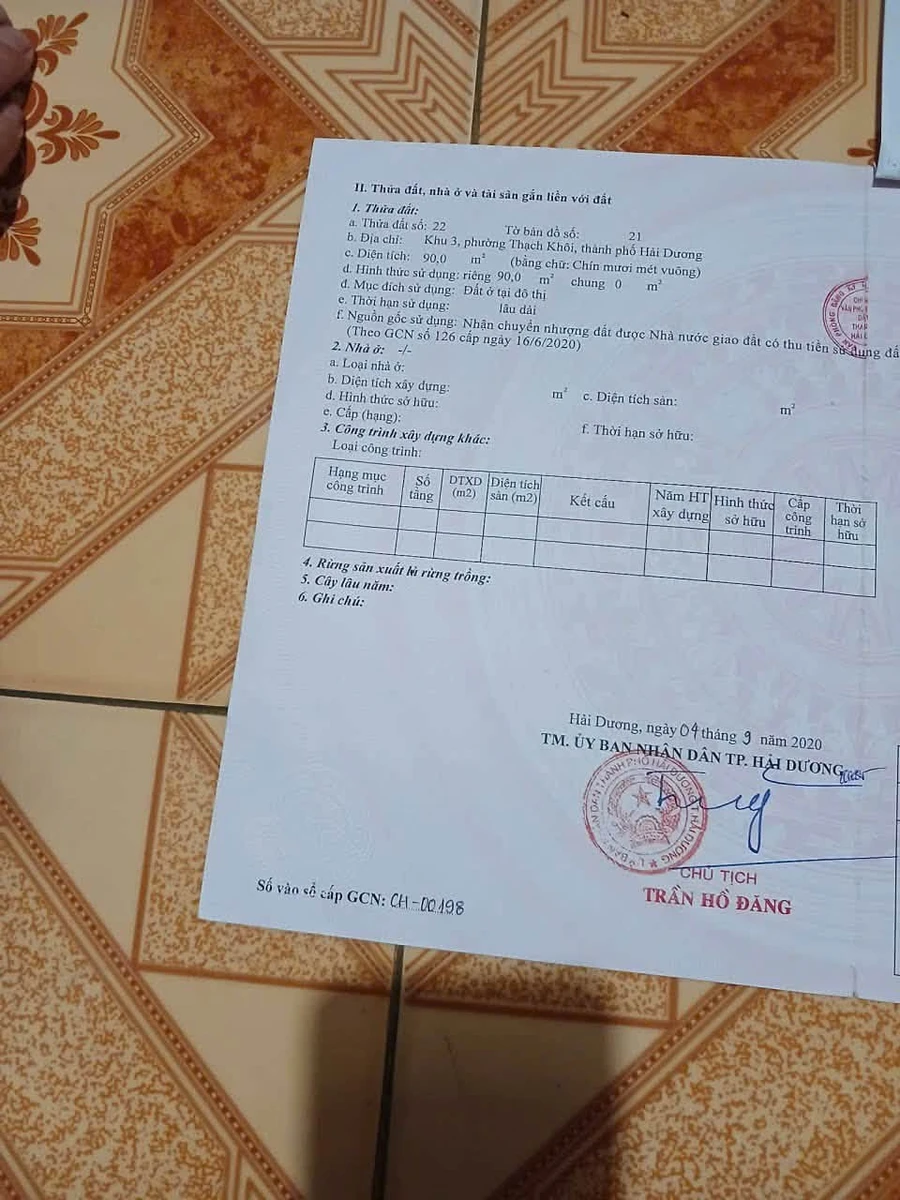 Bán đất 90m² mặt tiền 5m bờ sông Thái Bình Hải Phòng - Ảnh 1