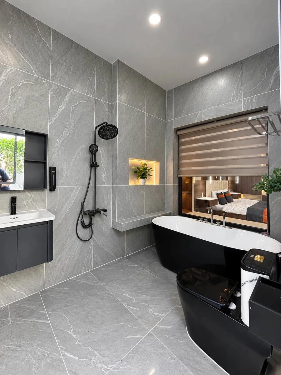 Bán nhà phố phong cách resort 5x35m, 3PN 4WC, full nội thất tại Cần Đước, Long An - Ảnh thu nhỏ 4