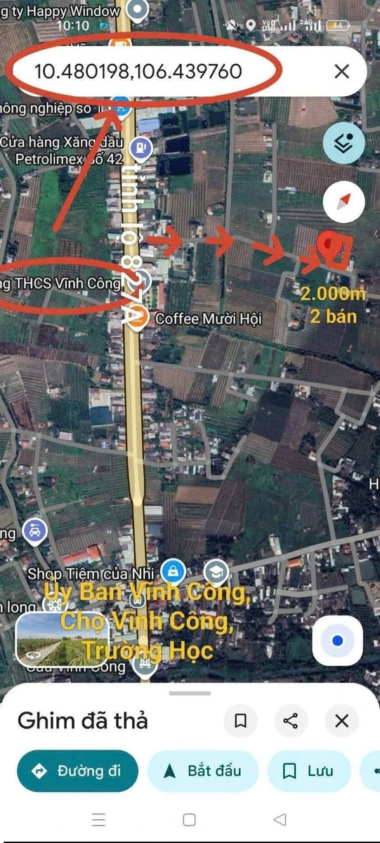 Bán đất nông nghiệp 2000m² tại Xã Vĩnh Công, Châu Thành, Long An - Ảnh thu nhỏ 4