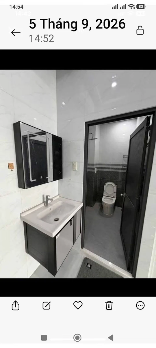 Bán nhà trệt lầu hẻm Rạch Giá 56m², 1 tỷ 250 triệu - Ảnh thu nhỏ 3