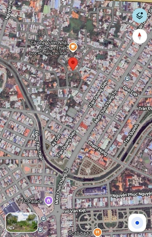 Bán đất thổ cư 98,7m2 hẻm bê tông đường Trần Quang Diệu, Xuân An, Phan Thiết