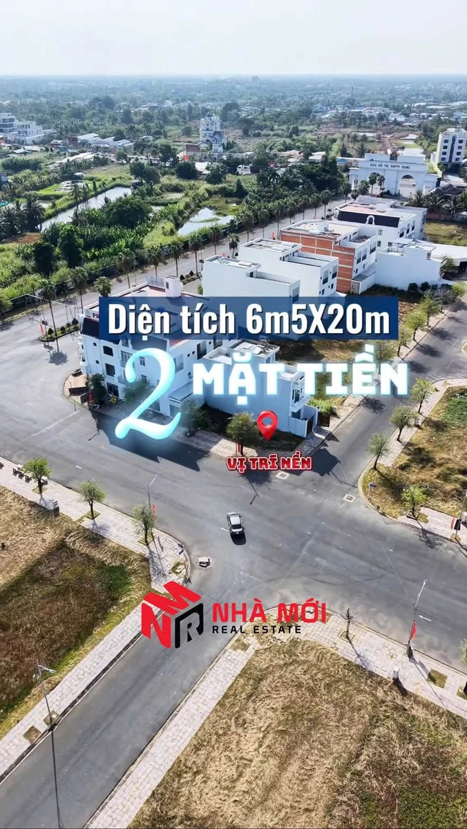 Bán đất góc 2 mặt tiền Happy Home 130m² giá 2.8 tỷ - Ảnh 1