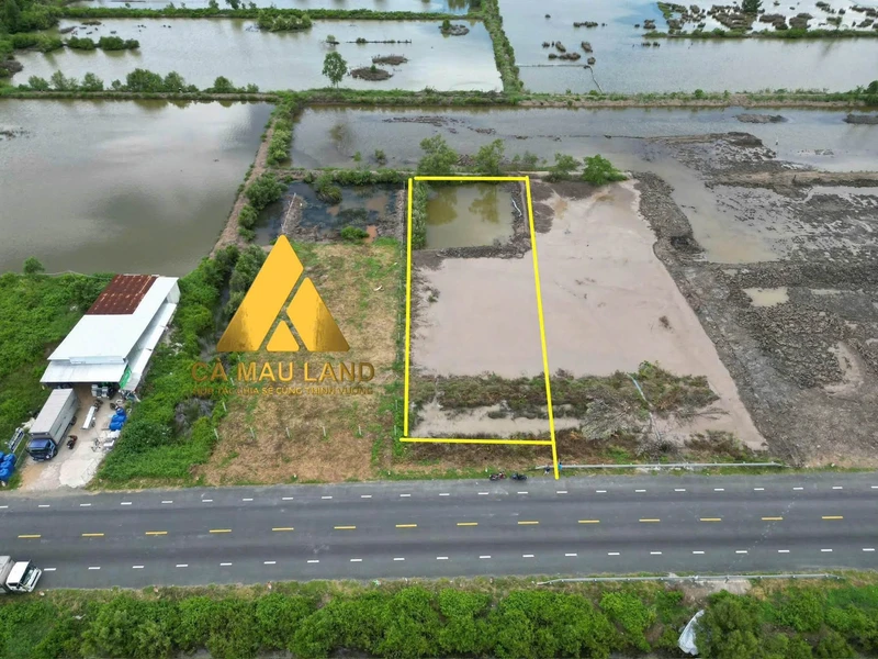 Bán đất nền 1300m² Quốc Lộ 1A, Cà Mau 2 tỷ