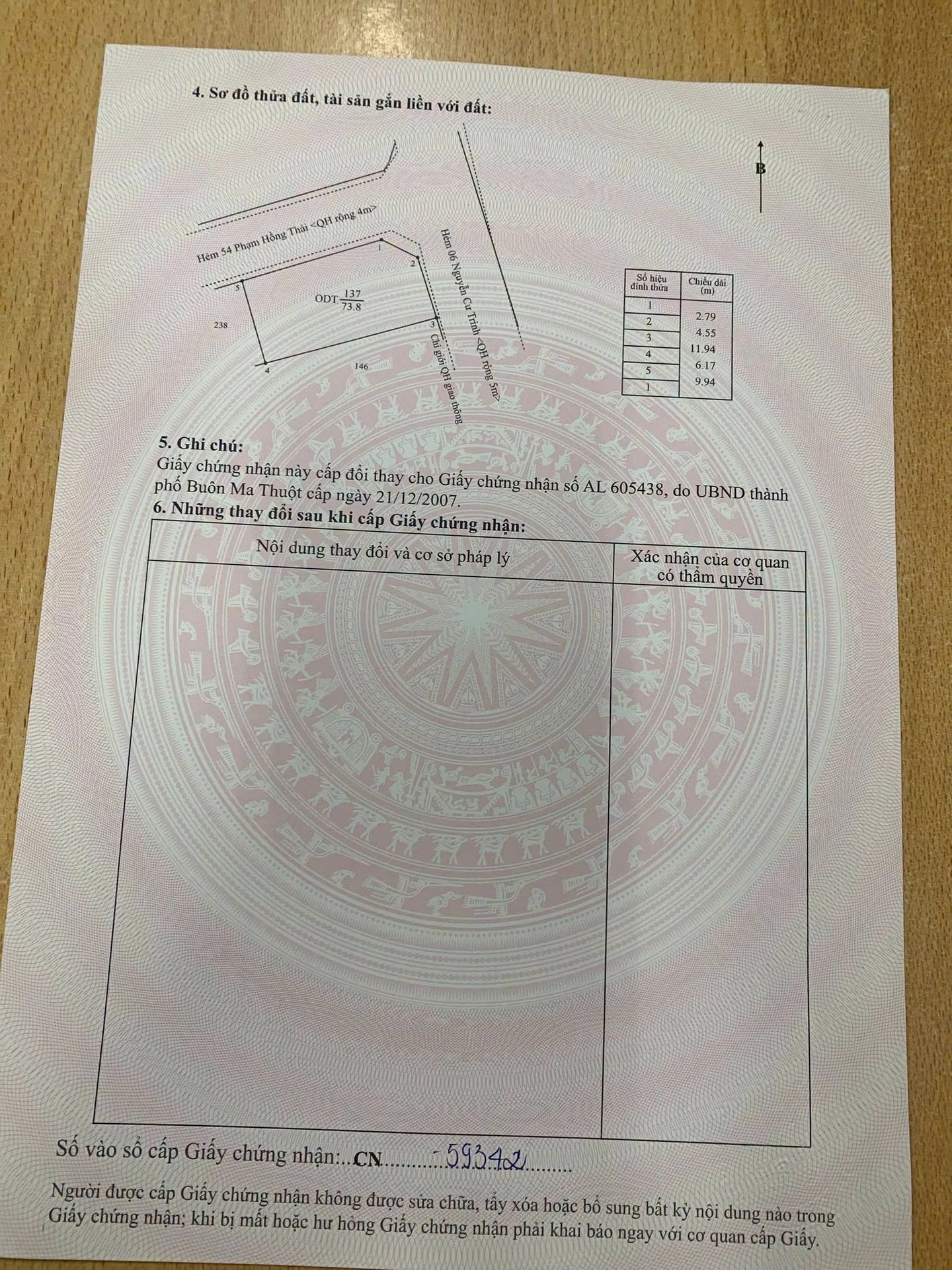 Bán đất 2 mặt tiền Buôn Ma Thuột 76.8m² giá 3,4 tỷ - Ảnh 1