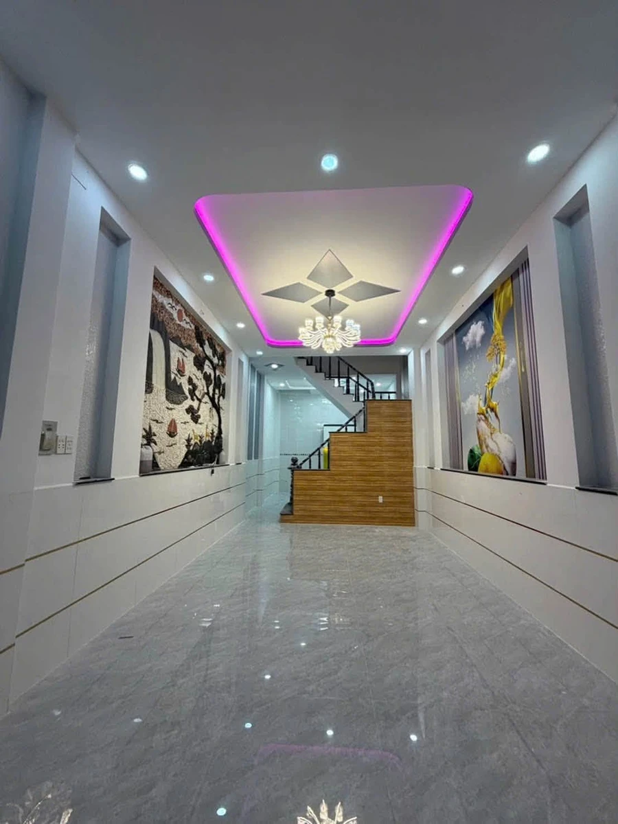 Bán nhà hẻm ô tô 4 tầng 56m2 gần Lê Đình Cẩn, Tân Tạo, Bình Tân, giá nhỉnh 5 tỷ - Ảnh thu nhỏ 3