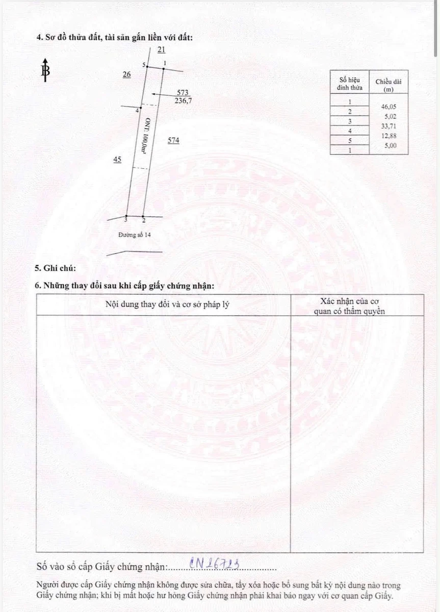 Bán đất 100m2 đường Số 14 Minh Lập, Bình Chánh, giá 380 triệu - Ảnh thu nhỏ 3