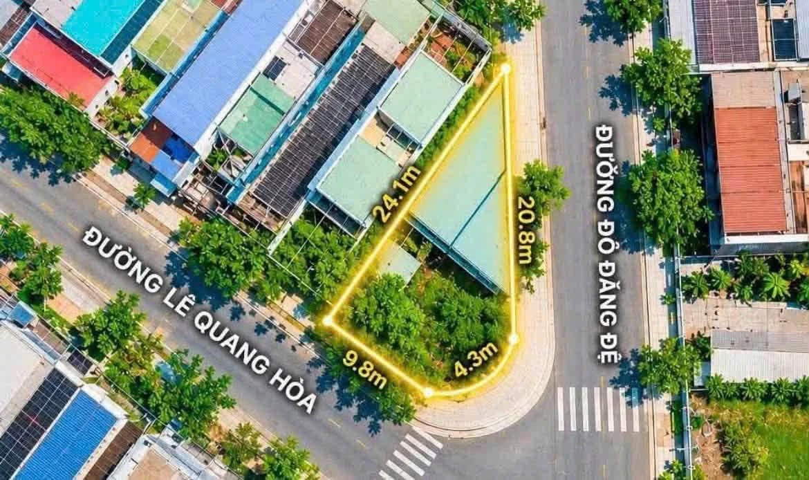 Bán đất góc 2 mặt tiền Đỗ Đăng Đệ 207m2, Quận 7 - Ảnh 1