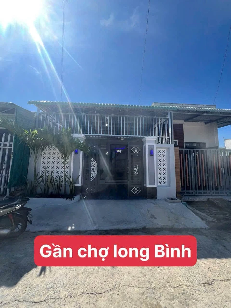 Bán nhà mới 6x16 giá 1 tỷ 290 triệu gần chợ Long Bình, Hòa Thành, Tây Ninh - Ảnh 1
