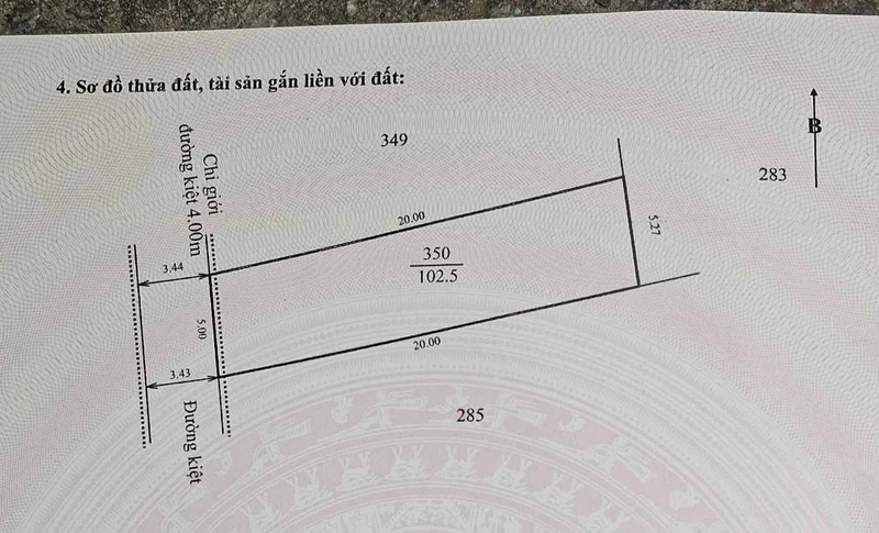 Bán lô đất thổ cư 3,6 tỷ trong KCN Rạch Bắp, An Tây, đường D8, Phường Tây Nam 10x51m