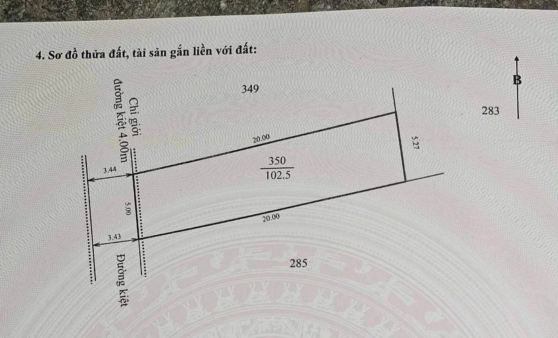 Bán đất 102,5m² phường Kim Long, giá 400 triệu - Ảnh 1