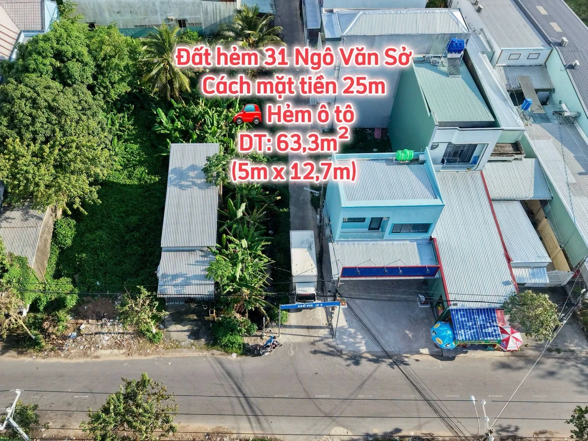 Bán đất hẻm Ngô Văn Sở Rạch Giá 63m² 1tỷ 050tr - Ảnh thu nhỏ 3