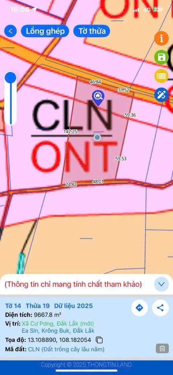 Bán đất nông nghiệp 1 hectare tại km65 Đắk Lắk, 3,75 tỷ - Ảnh 1