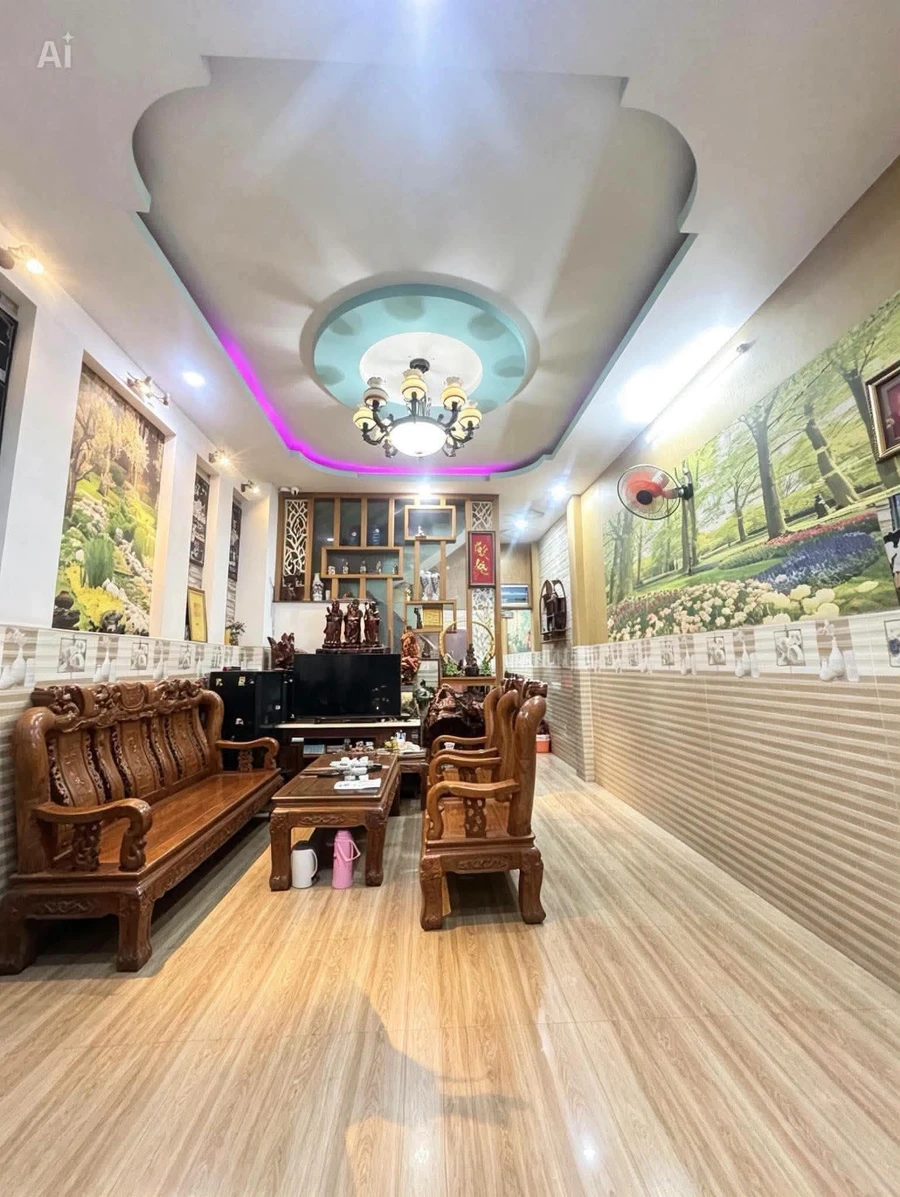 Bán nhà 4 tầng 68m2 hẻm kinh doanh 8m Hiệp Thành 17, Quận 12, giá 5,65 tỷ - Ảnh 1