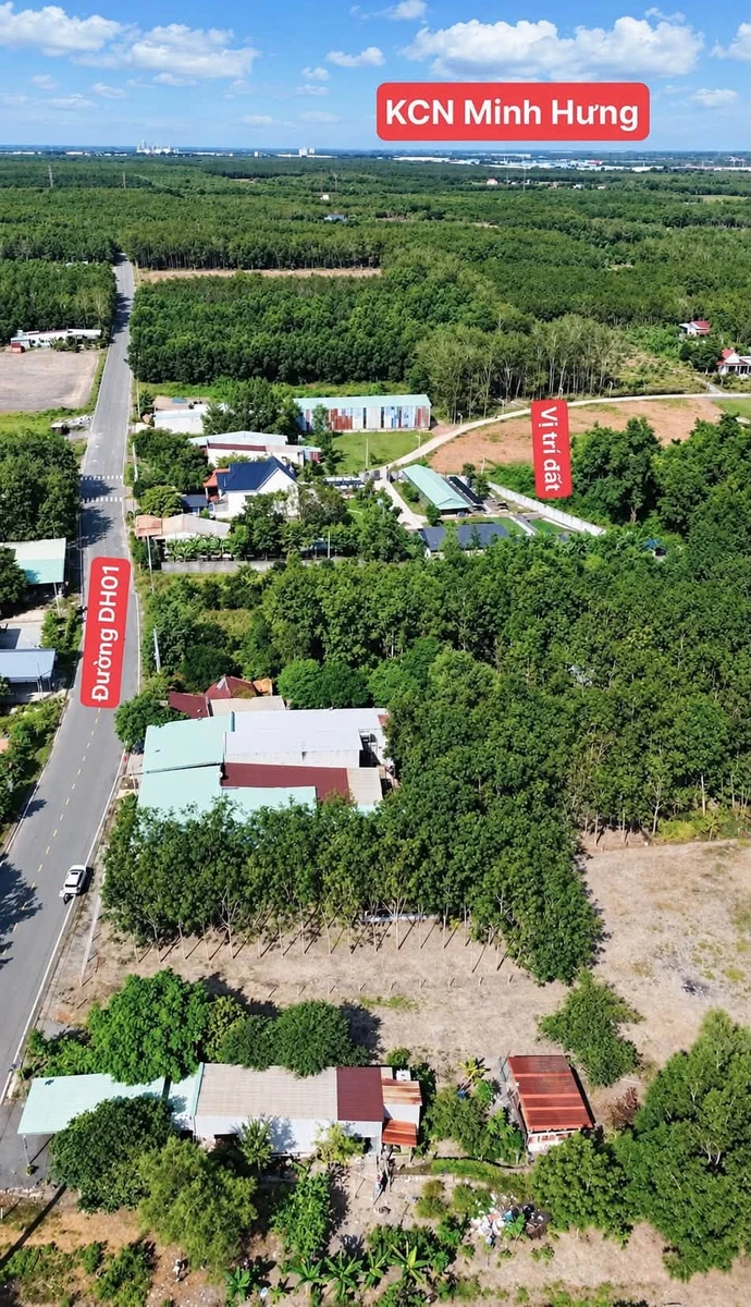 Bán đất mặt tiền 5x50m gần KCN Becamex, Bình Dương, giá 400 triệu - Ảnh thu nhỏ 2