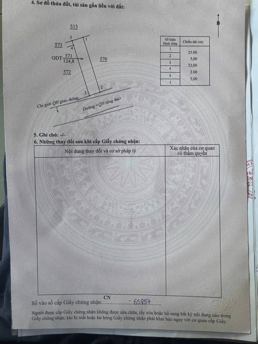Bán đất mặt tiền đường Vạn Xuân 125m2 giá 3,75 tỷ, Buôn Ma Thuột - Ảnh thu nhỏ 4
