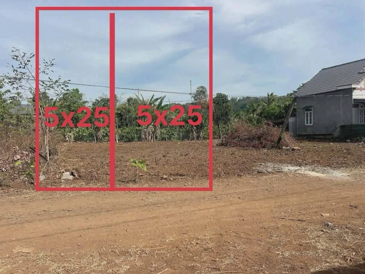 Bán đất thổ cư 125m² 335 triệu Hóc Môn - Ảnh 1