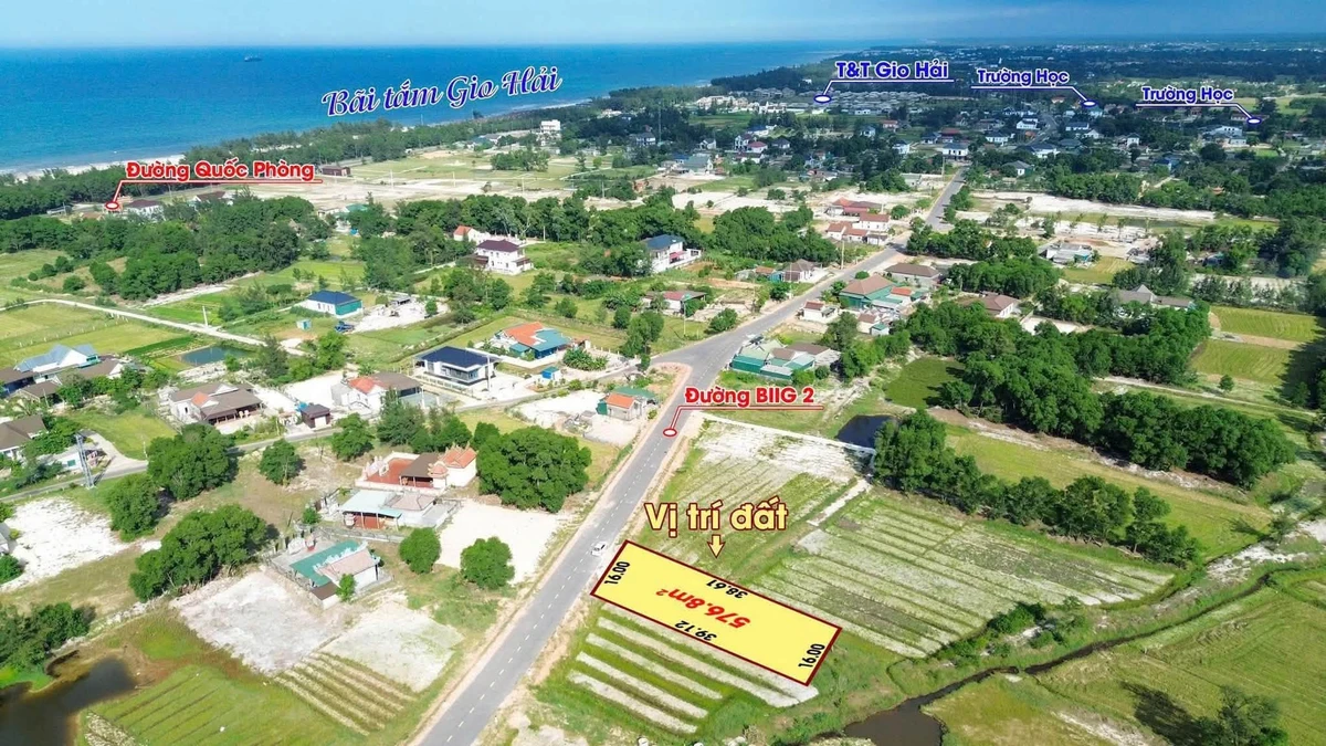Bán đất biển Gio Hải 512m² mặt tiền đường nhựa - Ảnh thu nhỏ 4