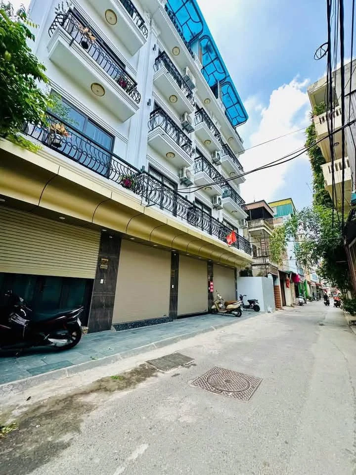 Bán nhà 6 tầng 100m2 mặt tiền 4.5m Hồ Đền Lừ 23.6 tỷ - Ảnh 1