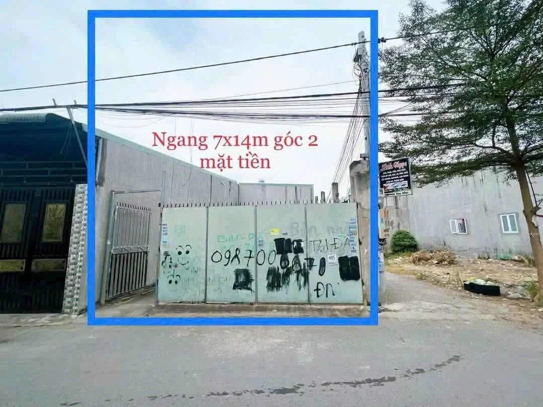 Bán đất Hố Nai 98m², 2 mặt tiền, sổ riêng, 1 tỷ 950 - Ảnh 1
