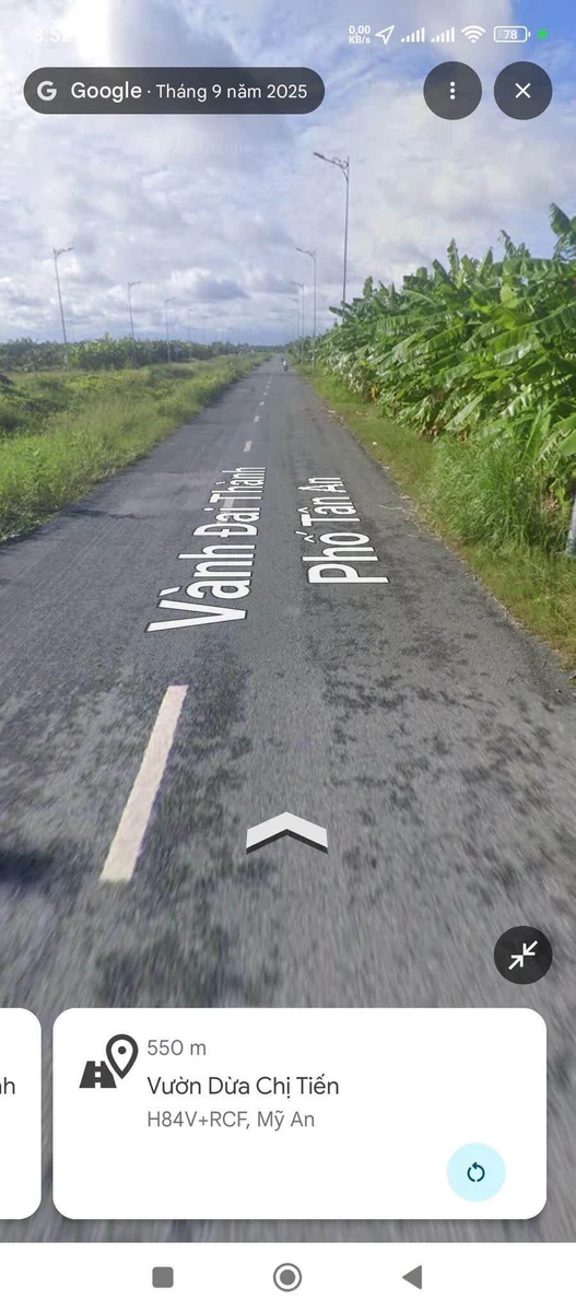 Bán lô đất lúa mặt tiền vành đai 4000m² Thủ Thừa Long An - Ảnh 1
