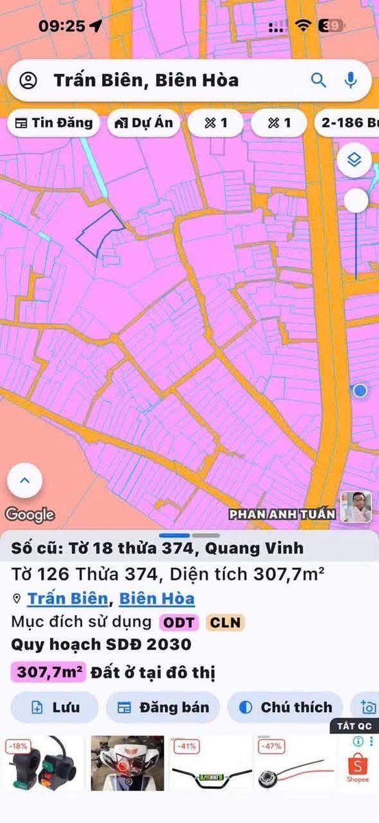 Bán 3 lô đất Biên Hòa, Phường Quang Vinh, 73-161m² - Ảnh thu nhỏ 5