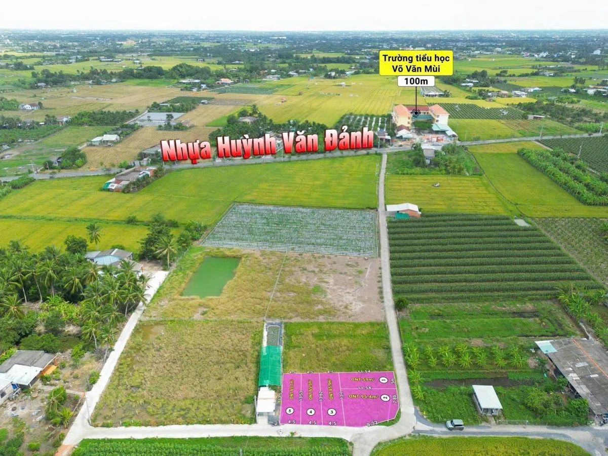Bán lô đất thổ cư 4,5x14m giá 280 triệu tại xã Vàm Cỏ - Ảnh thu nhỏ 3