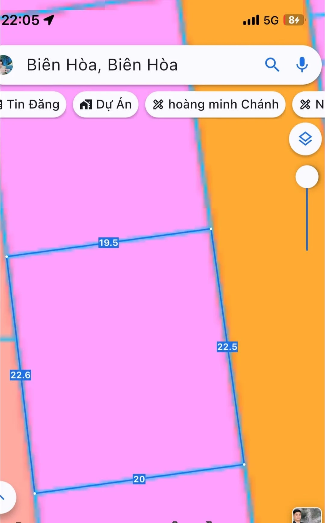Bán lô đất biệt thự 440m2 Hòa An cũ, Biên Hòa 9.5 tỷ - Ảnh 1