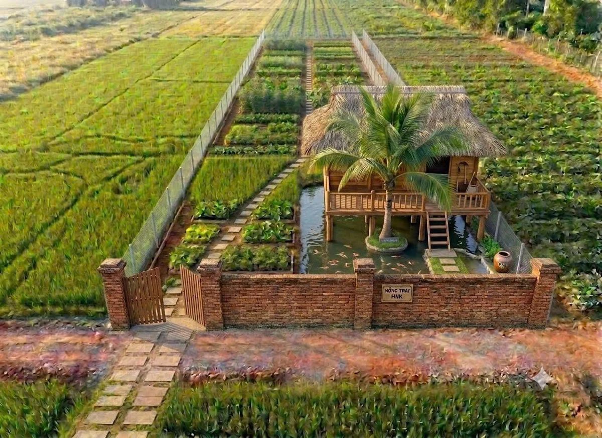 Bán đất vườn 1200m² Ấp 3 Tân Thành Thủ Thừa - Ảnh thu nhỏ 4