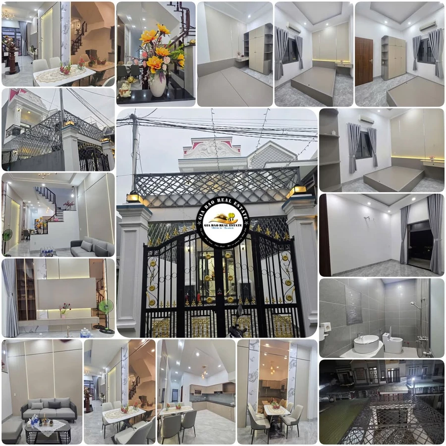Bán nhà phố tân cổ điển 4 PN 93.9m² Phú Hoà, 3.79 tỷ - Ảnh 1