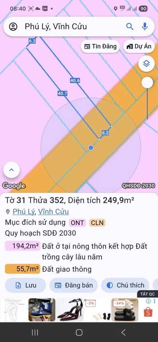 Bán đất thổ cư mặt tiền nhựa 6,3x40m giá 670 triệu tại Phú Lý, Đồng Nai - Ảnh thu nhỏ 5
