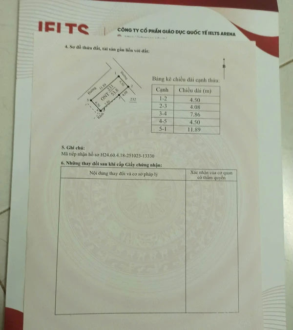 Bán lô đất 54m² mặt tiền Cẩm Giàng 1 tỷ