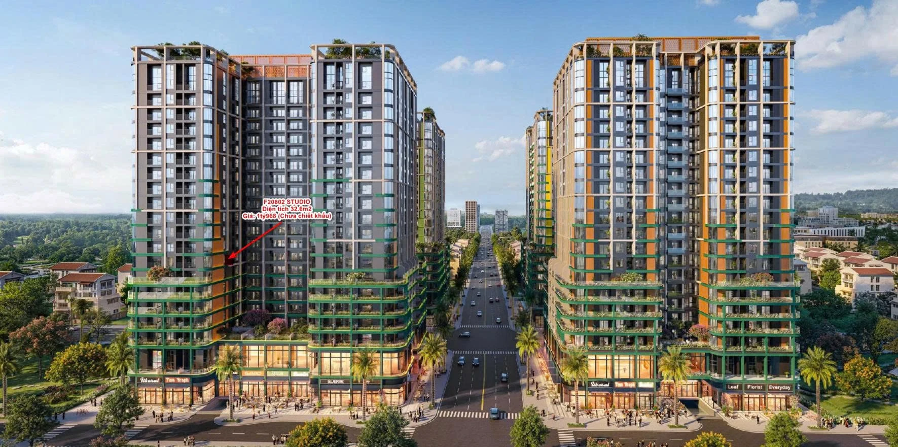 Bán studio FourS Tower 32,6m² 1,9 tỷ Đà Nẵng - Ảnh 1