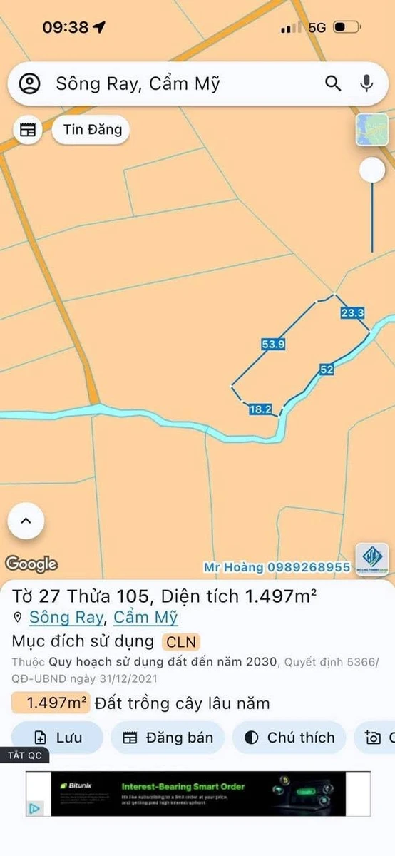 Bán đất trồng cây lâu năm 8000m² Cẩm Mỹ - Ảnh thu nhỏ 2