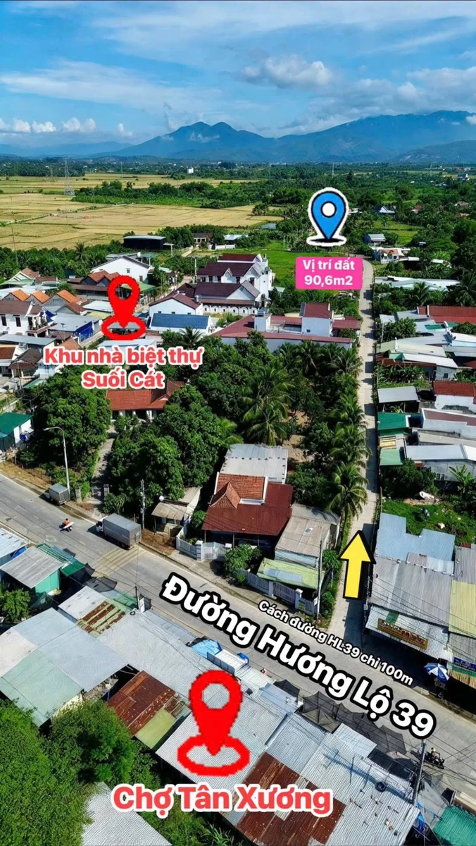 Bán lô đất 91,8m² gần chợ Tân Xương, Hóc Môn - Ảnh thu nhỏ 2