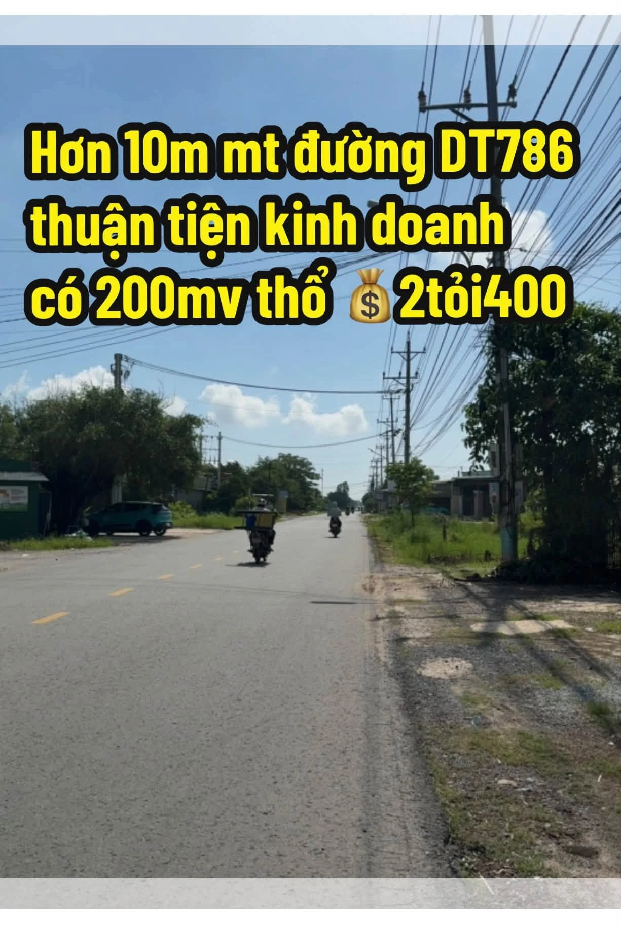 Bán đất mặt tiền Đường 786 Tây Ninh 200m² 2.4 tỷ - Ảnh 1