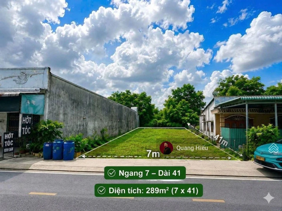 Bán đất 289m2 (đất có thổ cư) Đ. Đặng Văn Trước P. An Tịnh gần KCN Trảng Bàng, Giá 750 triệu, SHR - Ảnh 1
