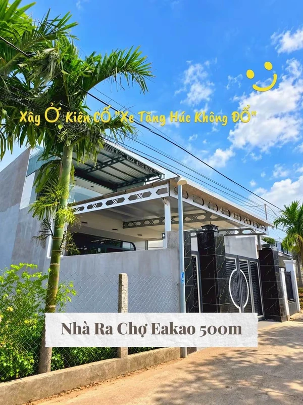 Bán nhà mới xây 6x28m, thổ cư 60m2, giá 3,1 tỷ gần chợ Ea Kao, Buôn Ma Thuột