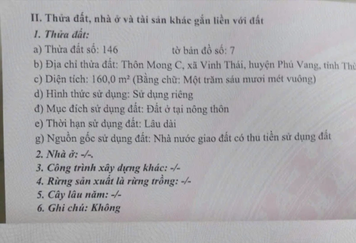 Bán lô đất khu quy hoạch Vinh Phú 160m² sổ riêng - Ảnh thu nhỏ 2