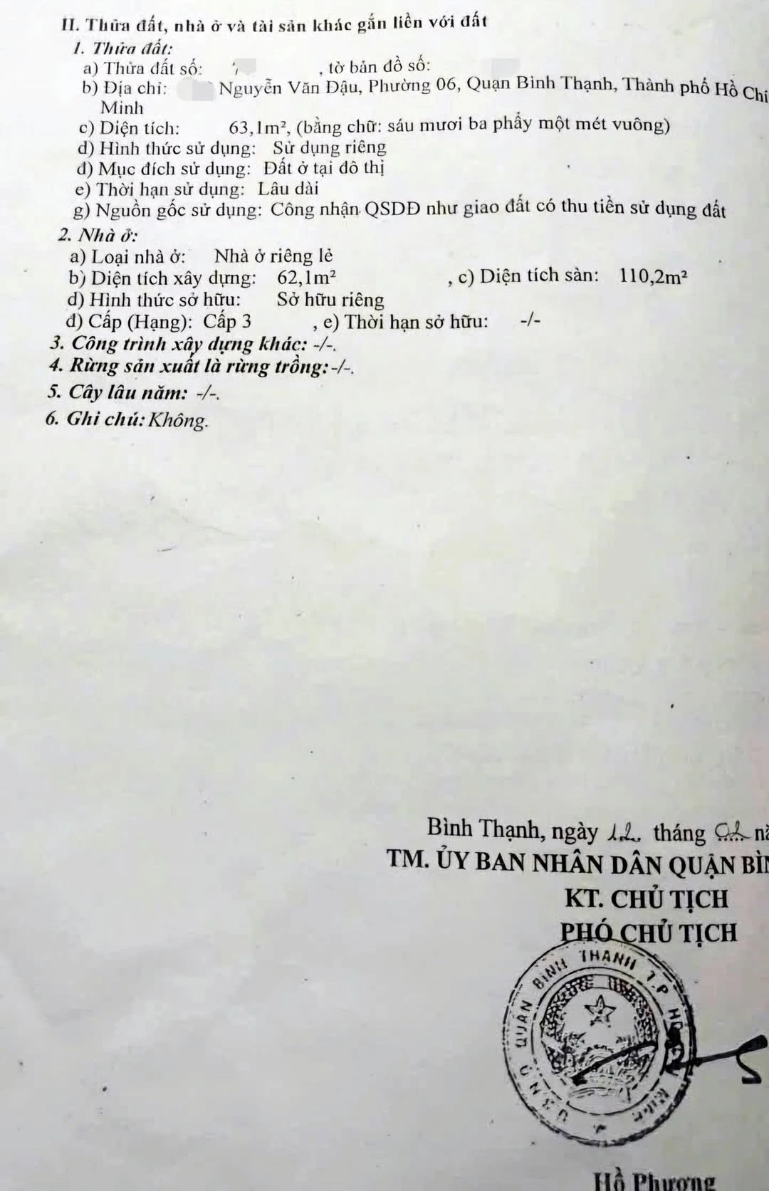 Bán nhà Nguyễn Văn Đậu, P6, Bình Thạnh, 80m2, 6.6 tỷ - Ảnh 1