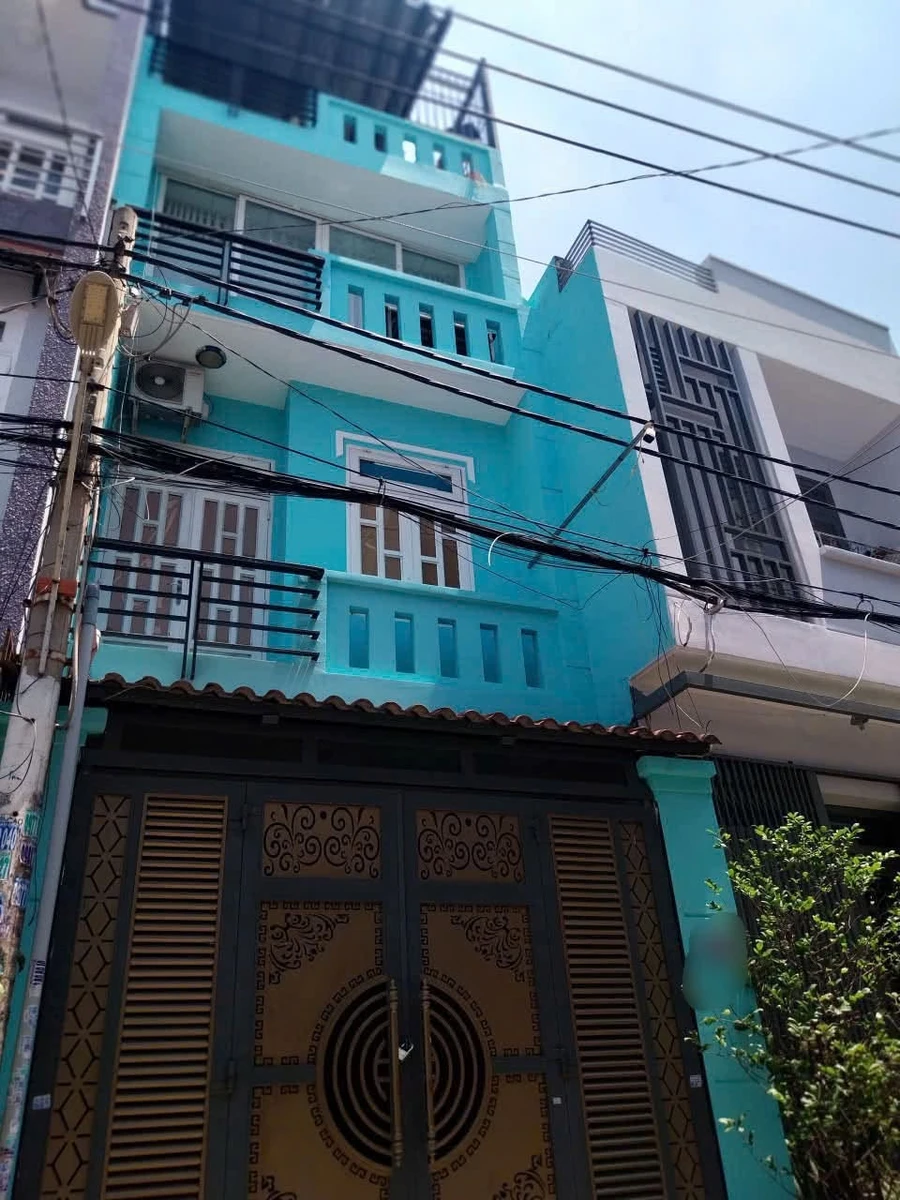 Bán nhà 4x25m 1 trệt 3 lầu, 4PN, 2 mặt tiền, Đường số 14, Bình Tân - Ảnh 1