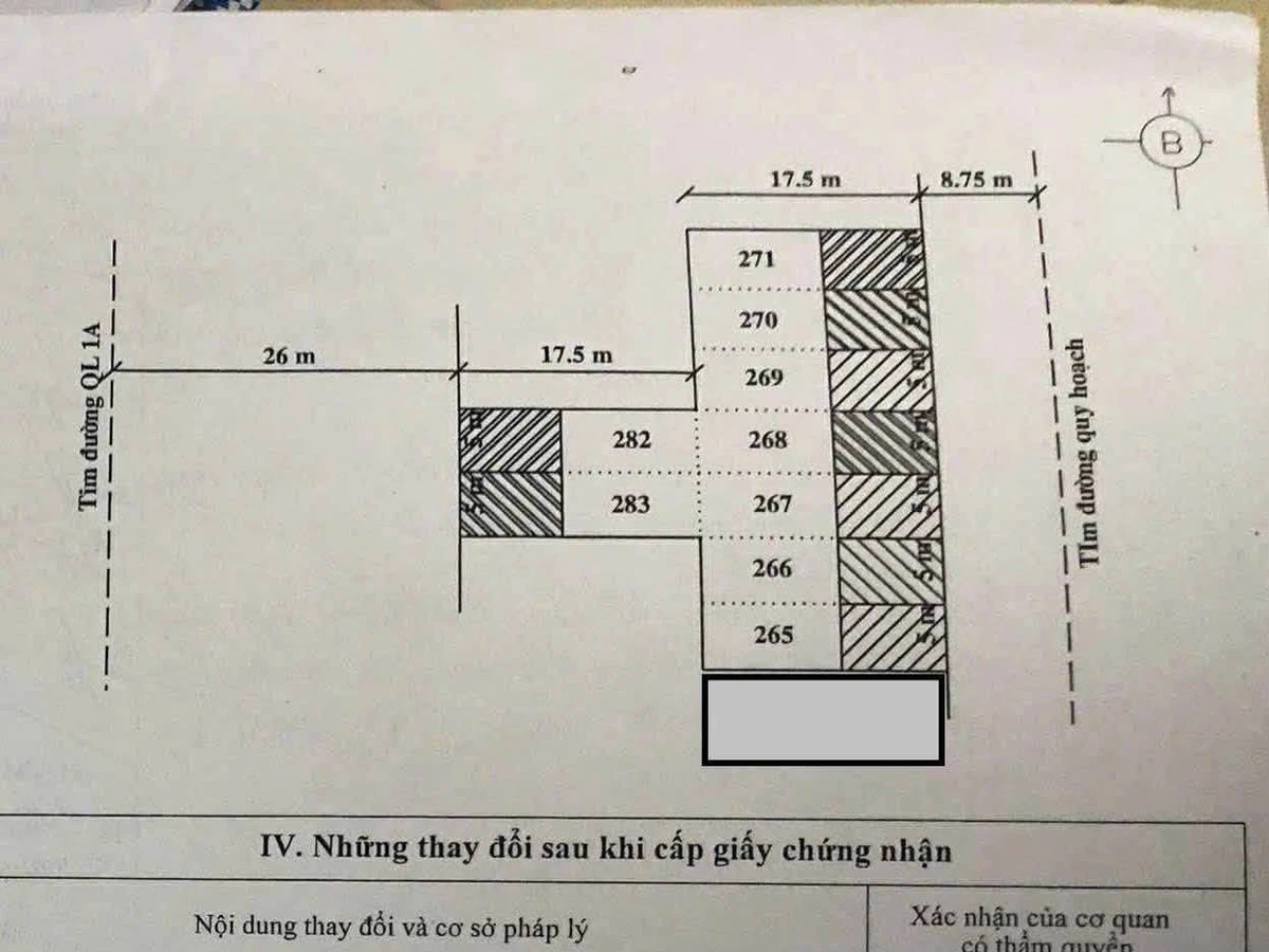 Bán 10 lô liền kề 875m² mặt QL1A Tân Phong Thanh Hóa - Ảnh thu nhỏ 4