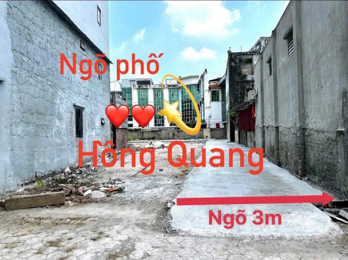 Bán đất ngõ phố đường Hồng Quang 42,1m2, TP Hải Dương - Ảnh 1