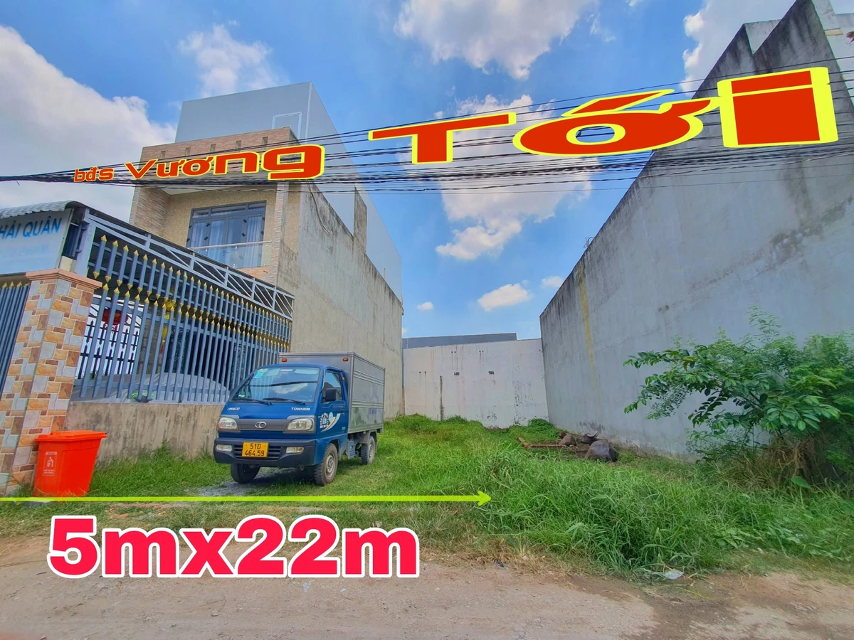 Bán đất mặt tiền Tri Thức 109m2 thổ cư, TT Đức Hòa, Long An giá 1,27 tỷ - Ảnh 1